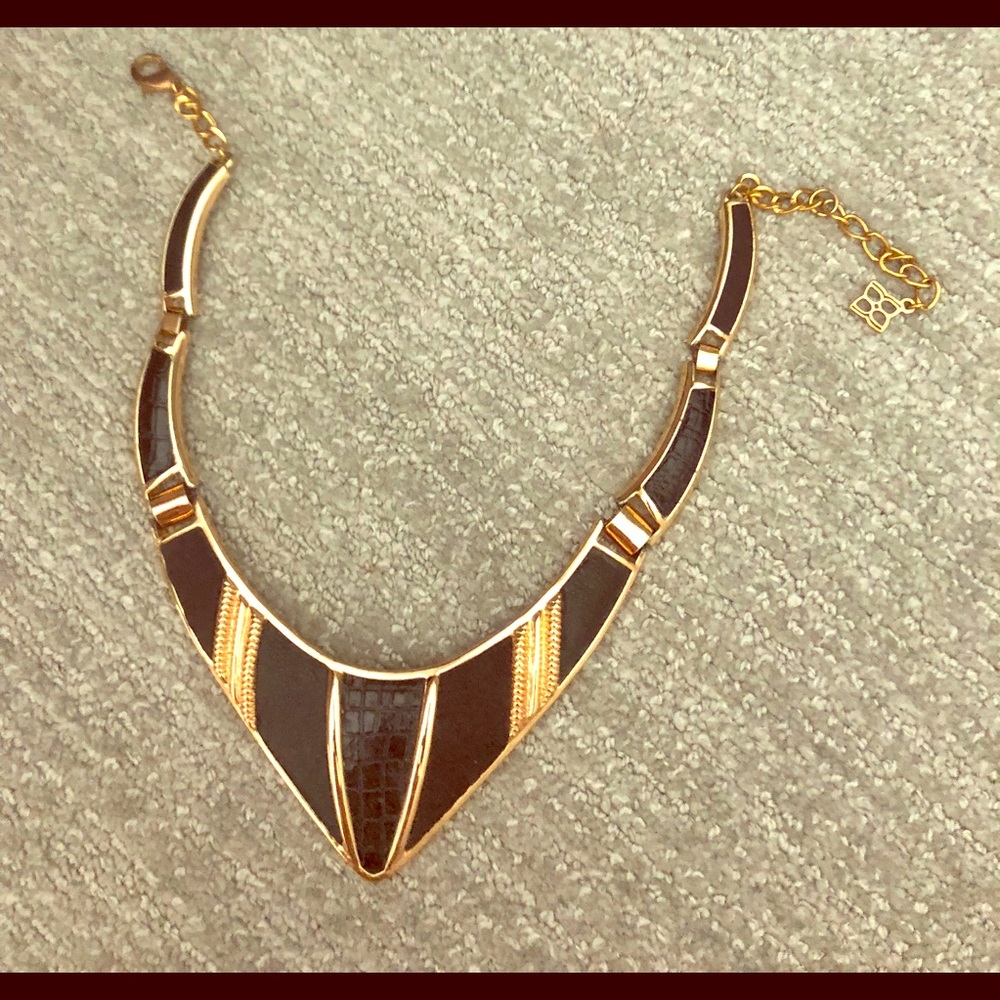 BCBG Gold and Black necklace